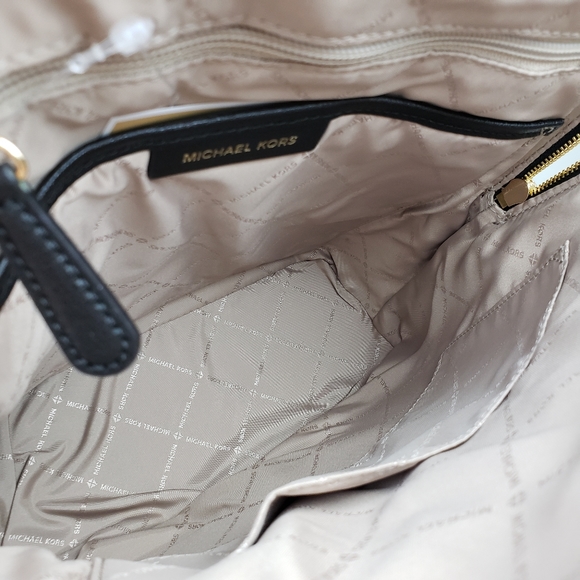 🌺NWT Michael Kors LG Emmy backpack brown black MK - Picture 7 of 8